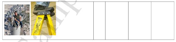 multiline photos in a table 1 output